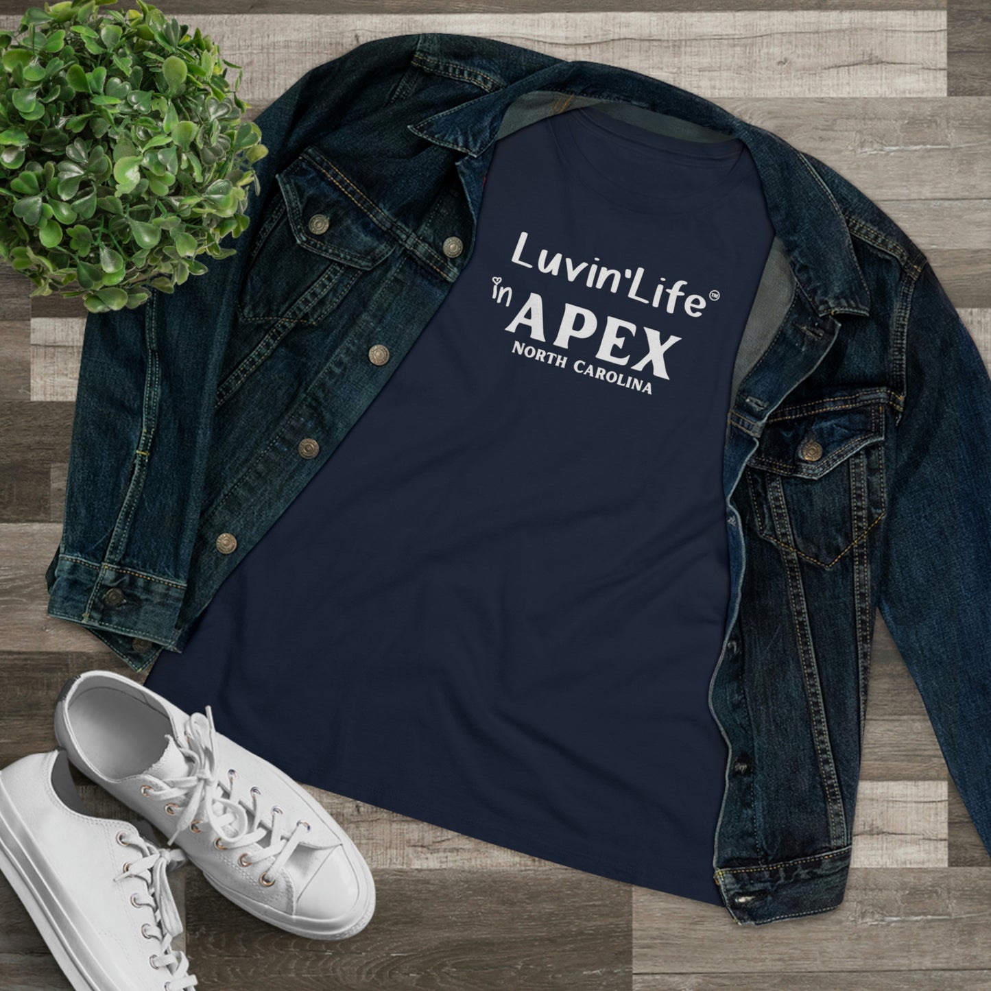 LUVIN'LIFE IN APEX - Bella+Canvas - Women's Premium Tee