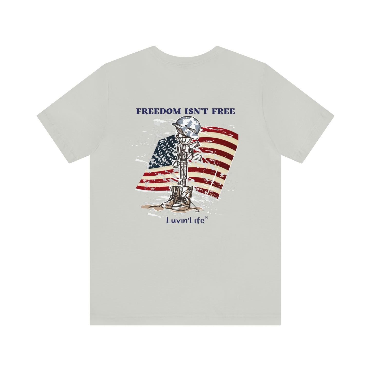 FREEDOM ISN'T FREE - Bella+Canvas - Unisex Jersey Short Sleeve Tee (+3XL)