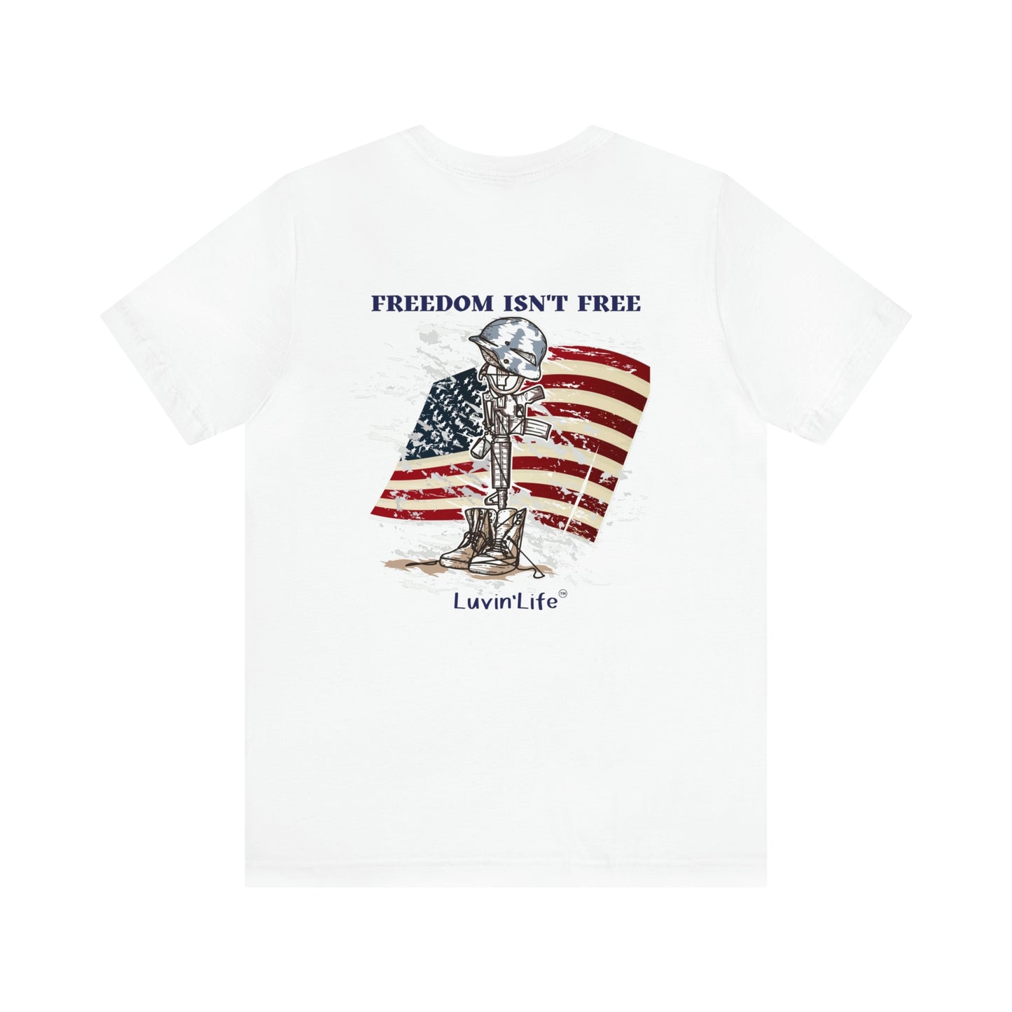 FREEDOM ISN'T FREE - Bella+Canvas - Unisex Jersey Short Sleeve Tee (+3XL)