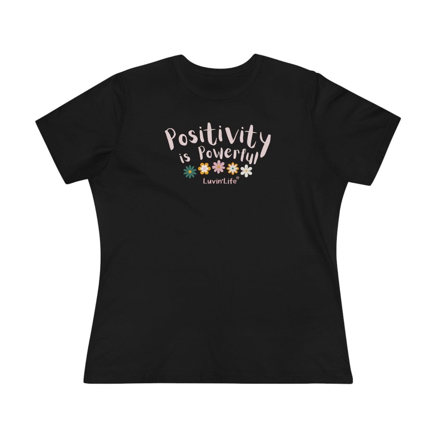 POSITIVITY IS POWERFUL - Bella+Canvas - Women's Premium Tee